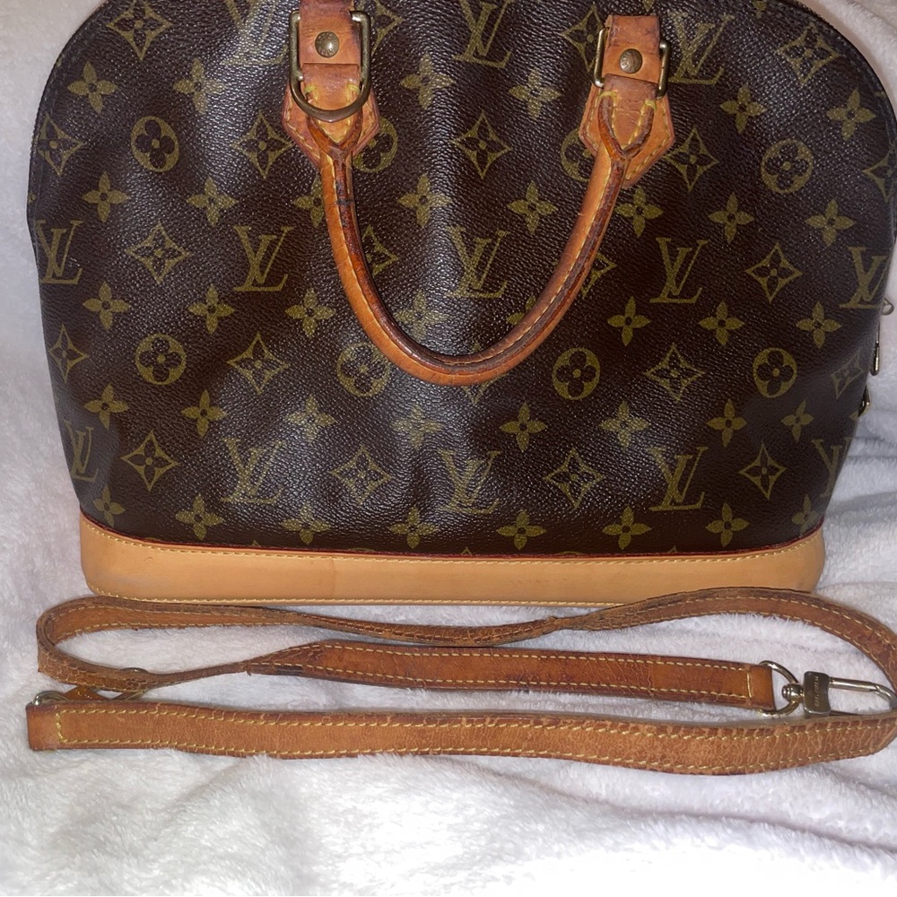 Louis Vuitton Brown Monogram Alma Crossbody Bag